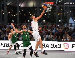 (SP)BELGIUM-ANTWERP-BASKETBALL-FIBA 3X3 WORLD CUP-SERBIA VS LITHUANIA