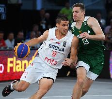 (SP)BELGIUM-ANTWERP-BASKETBALL-FIBA 3X3 WORLD CUP-SERBIA VS LITHUANIA