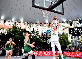 (SP)BELGIUM-ANTWERP-BASKETBALL-FIBA 3X3 WORLD CUP-CHINA VS LITHUANIA