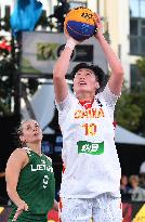 (SP)BELGIUM-ANTWERP-BASKETBALL-FIBA 3X3 WORLD CUP-CHINA VS LITHUANIA