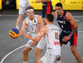 (SP)BELGIUM-ANTWERP-BASKETBALL-FIBA 3X3 WORLD CUP-FRANCE VS BELGIUM