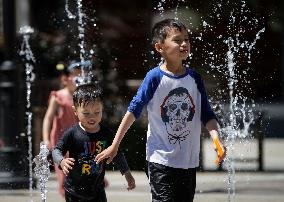 CANADA-VANCOUVER-HEAT WAVE