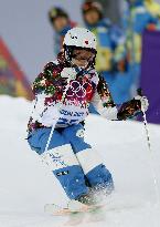 Japan's Ito practices on moguls course in Sochi