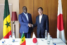 Japanese, Senegal leaders meet in Germany