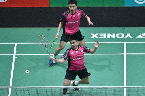 (SP)MALAYSIA-KUALA LUMPUR-BADMINTON-MALAYSIA OPEN 2022-MEN'S DOUBLES