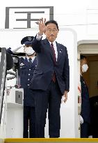 Kishida departs for NATO summit in Madrid