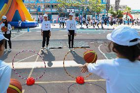 MIDEAST-GAZA-REFUGEE-CHILDREN-UN AGENCY-SUMMER CAMPS