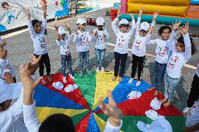 MIDEAST-GAZA-REFUGEE-CHILDREN-UN AGENCY-SUMMER CAMPS