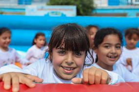 MIDEAST-GAZA-REFUGEE-CHILDREN-UN AGENCY-SUMMER CAMPS