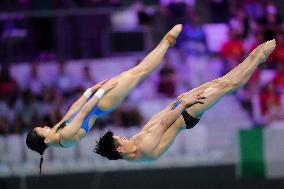 (SP)HUNGARY-BUDAPEST-FINA WORLD CHAMPIONSHIPS-DIVING-MIXED 3M SYNCHRONISED