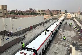 EGYPT-CAIRO-LRT-CONSTRUCTION