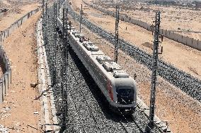 EGYPT-CAIRO-LRT-CONSTRUCTION