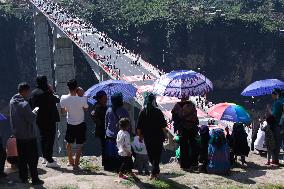 CHINA-SICHUAN-JINYANG-GRAND BRIDGE-OPEN TO TRAFFIC (CN)