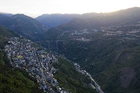 CHINA-SICHUAN-JINYANG-GRAND BRIDGE-OPEN TO TRAFFIC (CN)