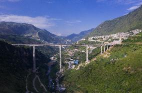 CHINA-SICHUAN-JINYANG-GRAND BRIDGE-OPEN TO TRAFFIC (CN)