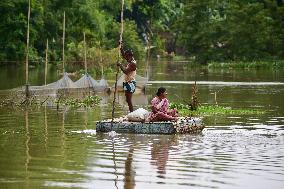 INDIA-ASSAM-NAGAON-FLOOD-AFTERMATH