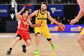 (SP)AUSTRALIA-MELBOURNE-BASKETBALL-FIBA WORLD CUP-ASIAN QUALIFIERS-JAPAN VS AUSTRALIA