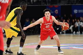 (SP)AUSTRALIA-MELBOURNE-BASKETBALL-FIBA WORLD CUP-ASIAN QUALIFIERS-JAPAN VS AUSTRALIA