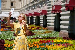 RUSSIA-MOSCOW-FLOWER FESTIVAL