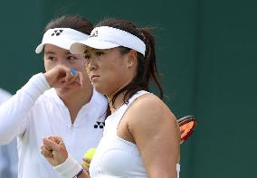 (SP)BRITAIN-LONDON-TENNIS-WIMBLEDON-WOMEN'S DOUBLES