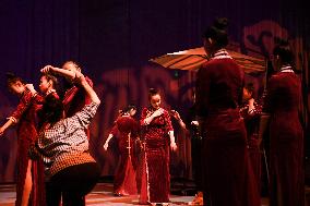 CHINA-HENAN-PUYANG-FEMALE ACROBATICS TEAM-GLOBE OF DEATH (CN)