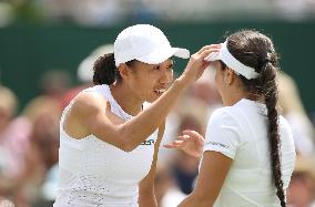 (SP)BRITAIN-LONDON-TENNIS-WIMBLEDON-WOMEN'S DOUBLES