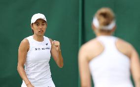 (SP)BRITAIN-LONDON-TENNIS-WIMBLEDON-WOMEN'S DOUBLES