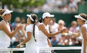 (SP)BRITAIN-LONDON-TENNIS-WIMBLEDON-WOMEN'S DOUBLES