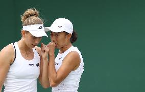 (SP)BRITAIN-LONDON-TENNIS-WIMBLEDON-WOMEN'S DOUBLES