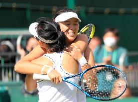 (SP)BRITAIN-LONDON-TENNIS-WIMBLEDON-WOMEN'S DOUBLES