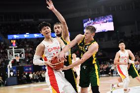 (SP)AUSTRALIA-MELBOURNE-BASKETBALL-FIBA WORLD CUP-ASIAN QUALIFIERS-CHN VS AUS