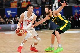 (SP)AUSTRALIA-MELBOURNE-BASKETBALL-FIBA WORLD CUP-ASIAN QUALIFIERS-CHN VS AUS