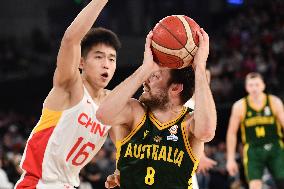 (SP)AUSTRALIA-MELBOURNE-BASKETBALL-FIBA WORLD CUP-ASIAN QUALIFIERS-CHN VS AUS