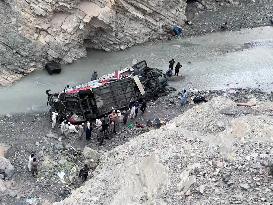 PAKISTAN-SHERANI-BUS-ACCIDENT