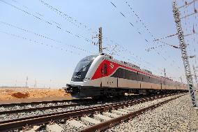 EGYPT-CAIRO-CHINA-MADE LRT-TRIAL RUNNING