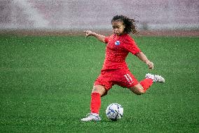 (SP)PHILIPPINES-MANILA-FOOTBALL-AFF WOMEN'S CHAMPIONSHIP-SINGAPORE VS MALAYSIA