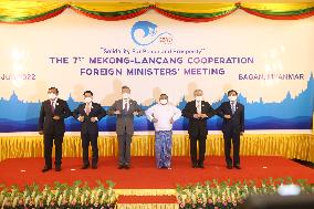 MYANMAR-BAGAN-LANCANG-MEKONG COOPERATION-MEETING