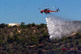 GREECE-SCHIMATARI-WILDFIRES