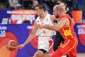 (SP)GEORGIA-TBILISI-BASKETBALL-FIBA-WORLD CUP-QUALIFIER-GEORGIA VS SPAIN