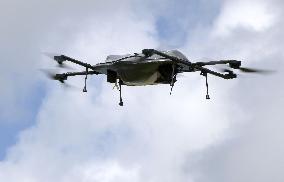 Drone delivery test on southwestern Japan islands