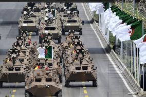 ALGERIA-ALGIERS-INDEPENDENCE-60TH ANNIVERSARY-MILITARY PARADE