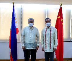 PHILIPPINES-MANILA-FOREIGN SECRETARY-CHINA-WANG YI-MEETING