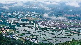 CHINA-GUANGXI-VILLAGES-AERIAL SCENERY (CN)