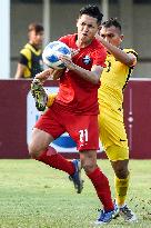 (SP)INDONESIA-JAKARTA-FOOTBALL-AFF U-19 YOUTH CHAMPIONSHIP-MALAYSIA VS SINGAPORE