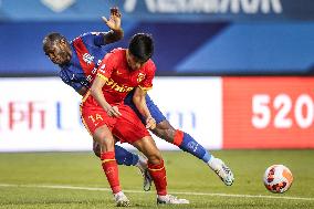 (SP)CHINA-HAIKOU-FOOTBALL-CSL-SHANGHAI SHENHUA VS HEBEI (CN)