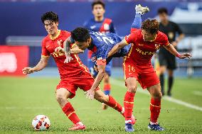 (SP)CHINA-HAIKOU-FOOTBALL-CSL-SHANGHAI SHENHUA VS HEBEI (CN)