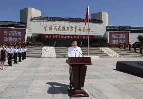 CHINA-BEIJING-WANG HUNING-RESISTANCE WAR AGAINST JAPANESE AGGRESSION-ANNIVERSARY-CEREMONY (CN)