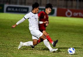 (SP)INDONESIA-JAKARTA-AFF-U19 BOYS CHAMPIONSHIP 2022-LAOS VS CAMBODIA