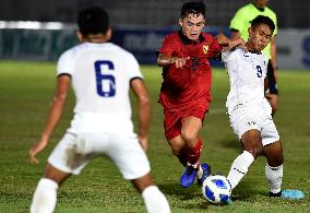(SP)INDONESIA-JAKARTA-AFF-U19 BOYS CHAMPIONSHIP 2022-LAOS VS CAMBODIA