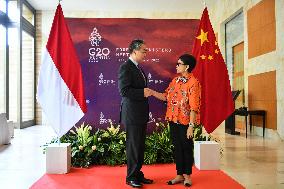 INDONESIA-BALI-CHINA-WANG YI-MEETING